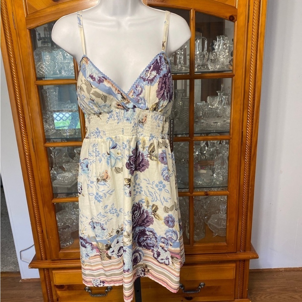 Connected Womens Floral Sundress NWT size 12P.